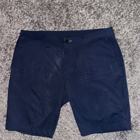 Public Rec Go-To Shorts Athletic Stretch Navy Blue Golf Casual 38 5 pocket - Picture 6 of 16